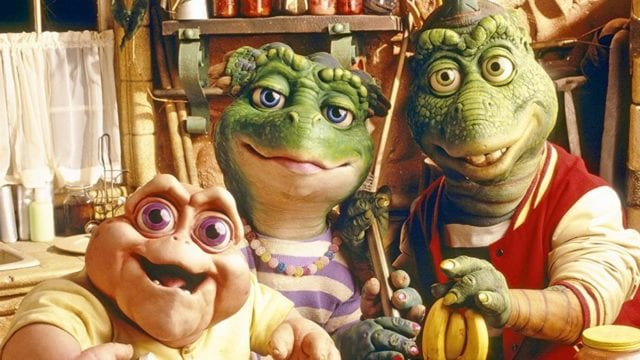  DINOSAURS. Hoy se estrena la serie de las aventuras de la familia Sinclair, de dinosaurios antropomórficos con características humanas.