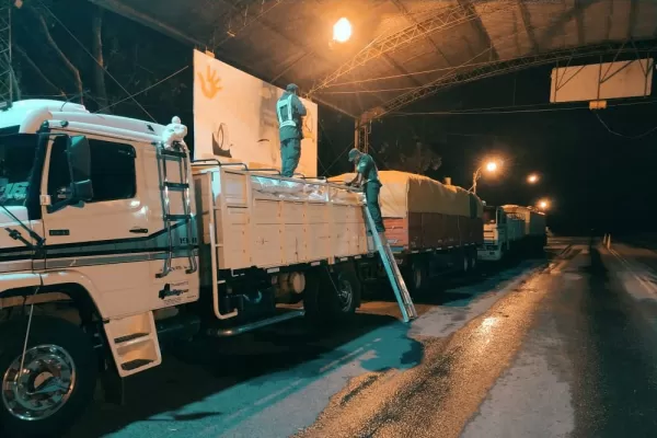 Gendarmería retiene casi 60 toneladas de soja que habían salido desde Tucumán