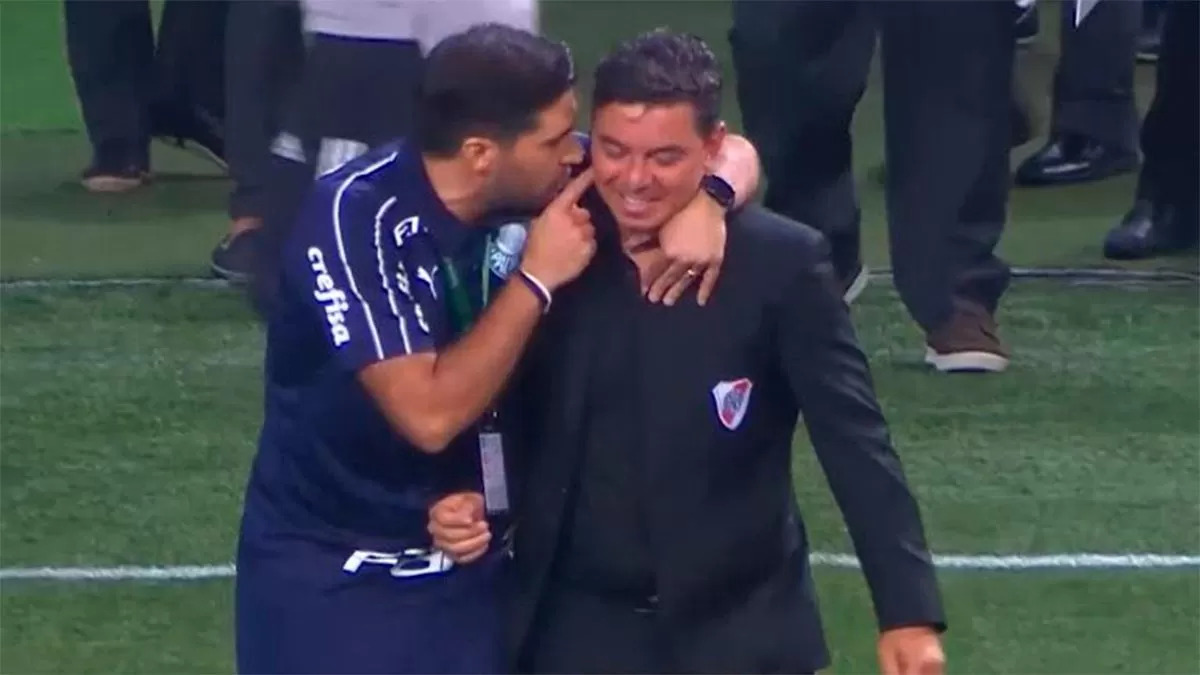 Abel Ferreira y Marcelo Gallardo 