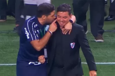 Tras ganar la Copa Libertadores, el DT de Palmeiras elogió a Marcelo Gallardo