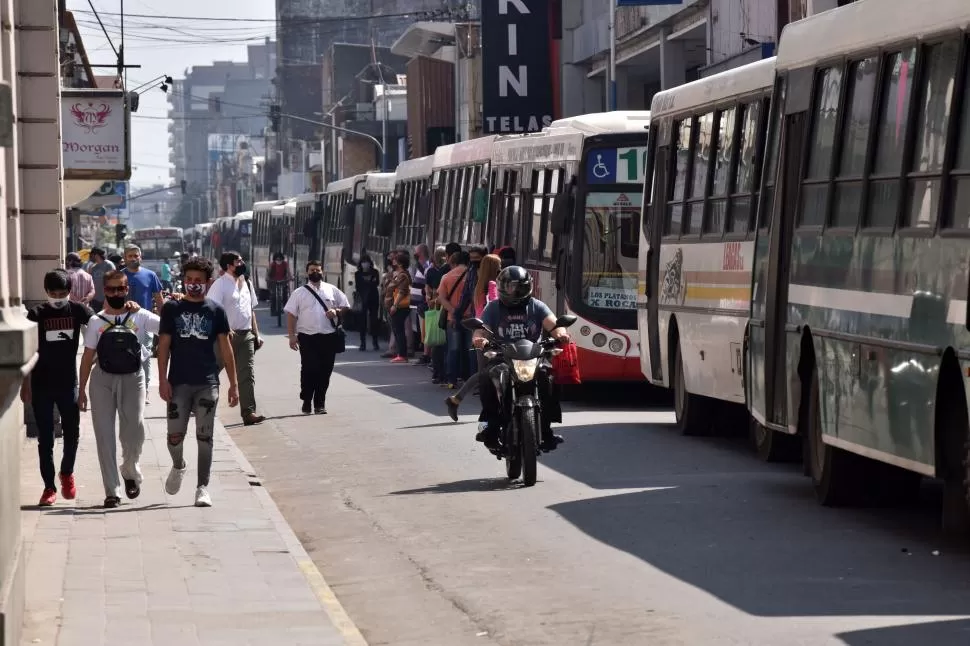 Paro de transporte. LA GACETA / FOTO DE INÉS QUINTEROS ORIO (ARCHIVO)