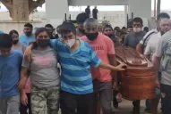 Abigail fue despedida por una multitud, en Santiago del Estero