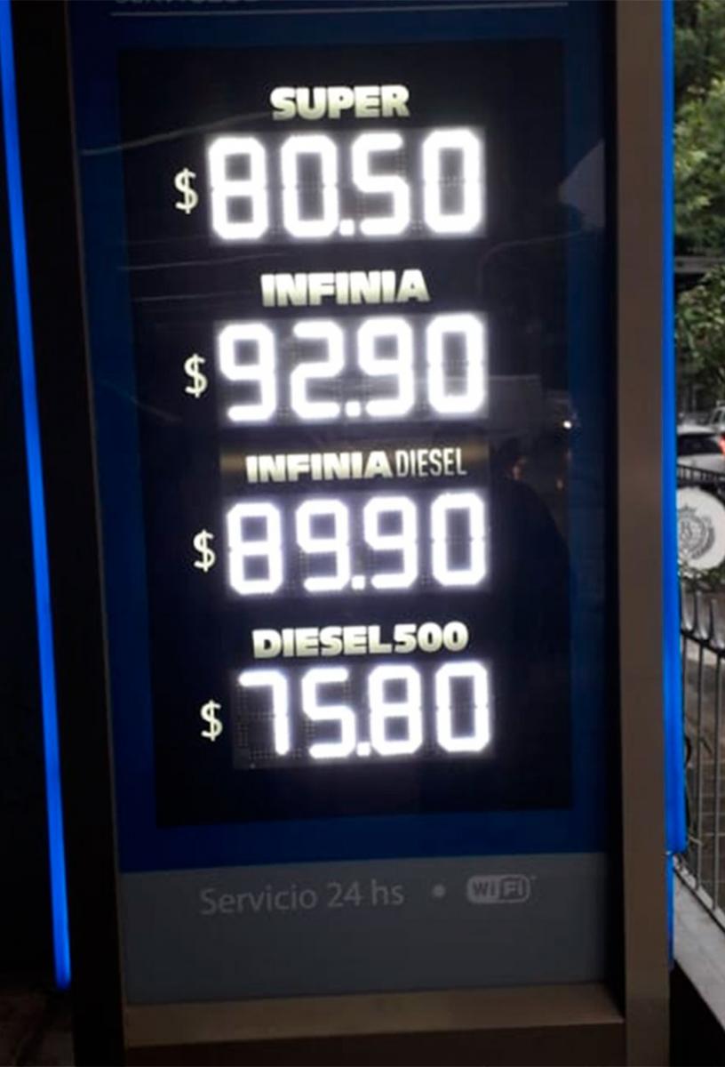 YPF subió otra vez los combustibles: estos son los valores que rigen en Tucumán