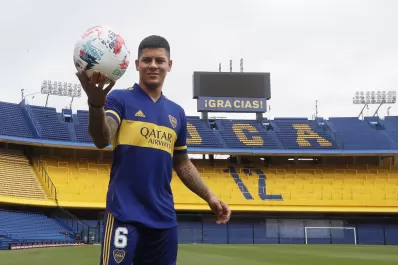 Marcos Rojo desembarcó en Boca
