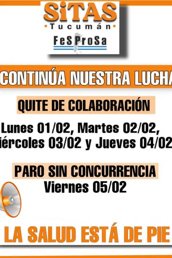 Paros y protestas: gremios de la salud inician una nueva semana de reclamos