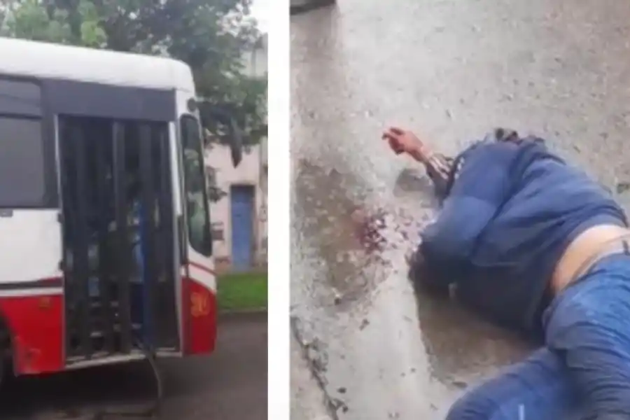 Murió el motochorro que chocó contra un colectivo luego de asaltar a tres mujeres