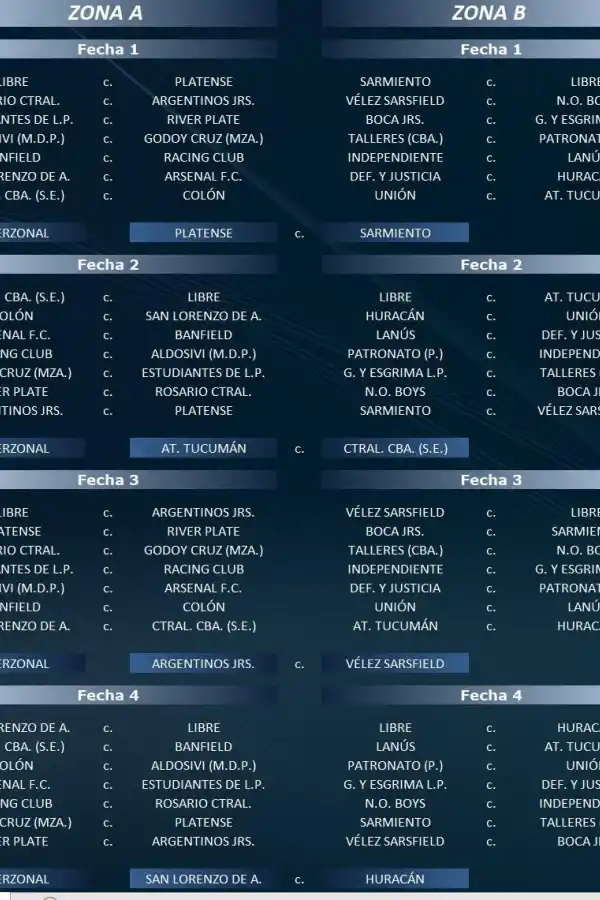 Fecha por fecha: así quedó el fixture de Atlético en la Copa de la Liga Profesional