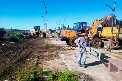 En dos días recogieron 450.000 kilos de residuos tirados a la vera del río Salí