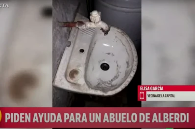 Una iniciativa solidaria busca mejorar las condiciones de vivienda de un abuelo de Alberdi