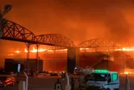 Las impactantes imágenes que dejó el fuego en el autódromo de Termas