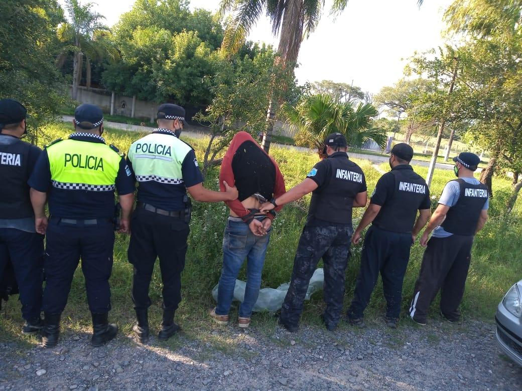 TRAS LA DETENCIÓN. Foto: Ministerio de Seguridad de Tucumán