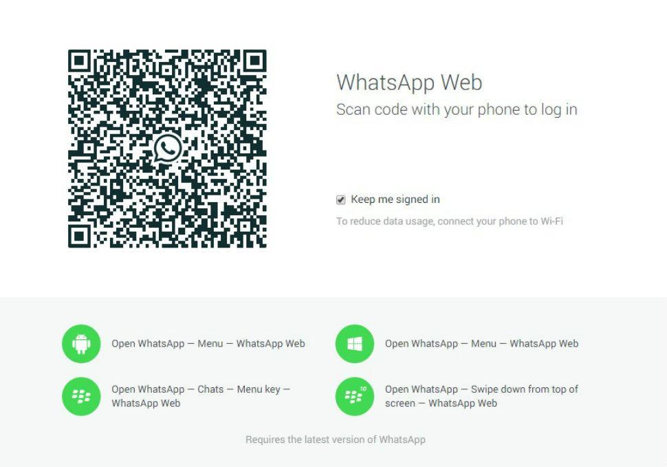 qr code not showing on whatsapp web desktop
