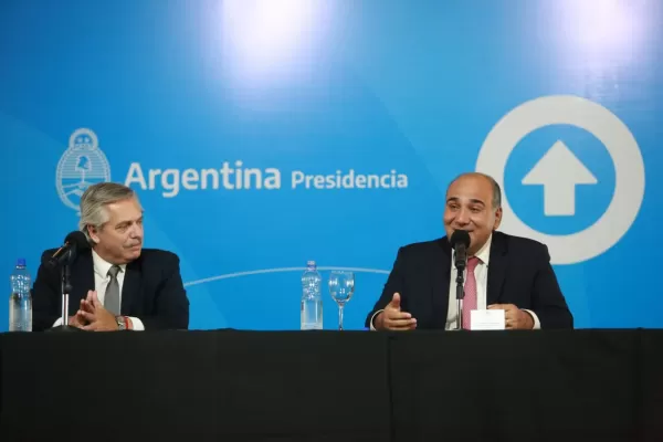 Creemos en vos, vas a poner a la Argentina de pie, le dijo Manzur al presidente Fernández