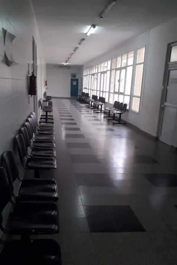 VACÍO. El hospital de Aguilares, sin actividad.