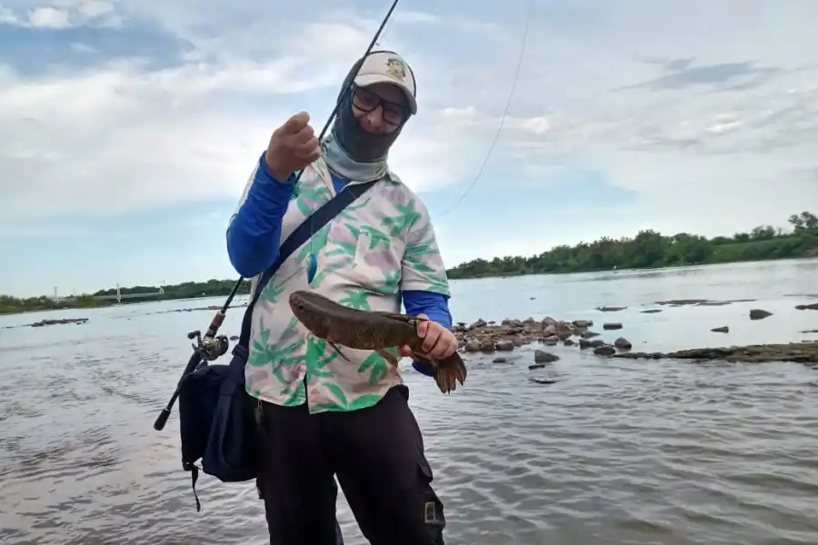 APRENDIZ II. Los pescadores principiantes encuentran muchas emociones en este lugar.