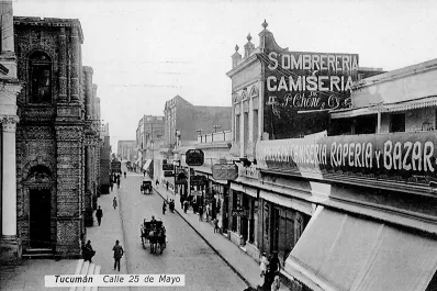 Tucumán retro: carteles publicitarios en la 25 a principio del siglo XX