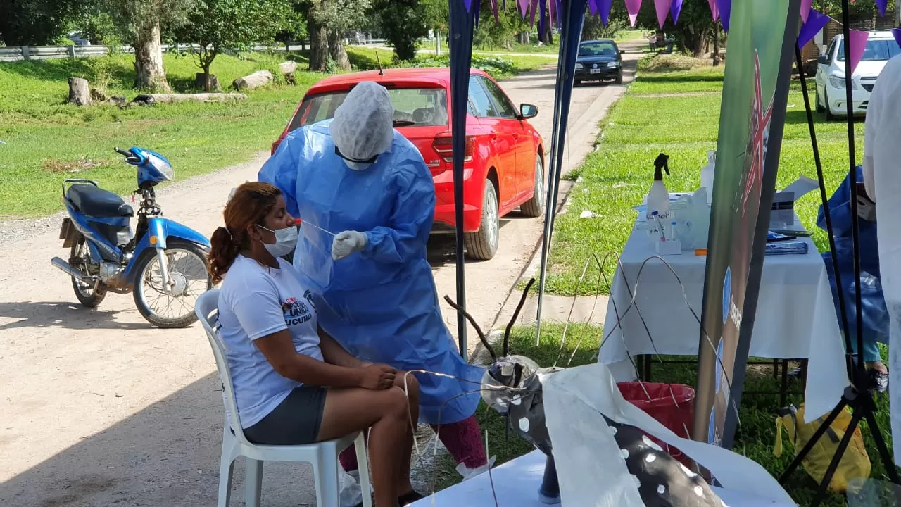 EN EL BRACHO. Búsqueda Activa de Febriles, programa del Siprosa. Foto: prensa Salud
