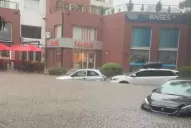 Así quedó Pinamar: calles anegadas y decenas de autos sufrieron daños luego del temporal
