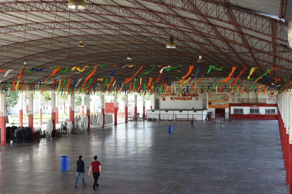 UN EXTRAÑO VACÍO. Las instalaciones del club San Antonio en Ranchillos están atestadas de gente en cada carnaval; este año, la ausencia será total. la gaceta / foto de diegos aráoz