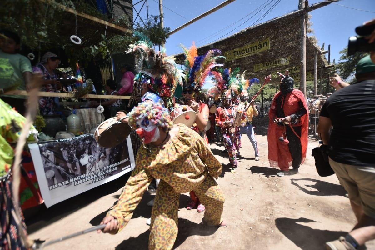 OTROS TIEMPOS. Los festejos en Amaicha, antes de la pandemia.
