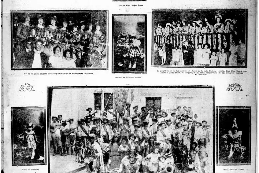 Así fueron los carnavales tucumanos en 1921