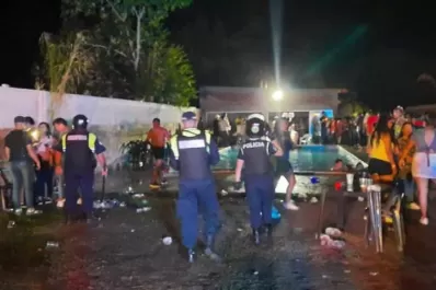 En La pileta de Nacho había una fiesta clandestina con 150 personas