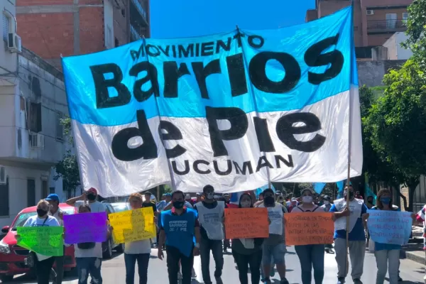 Barrios de Pie marchará mañana en contra del ajuste del Gobierno