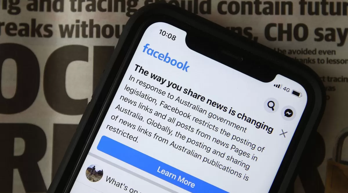 DRÁSTICA ACCIÓN. La decisión de Facebook provocó la reacción a nivel mundial por parte de políticos.  