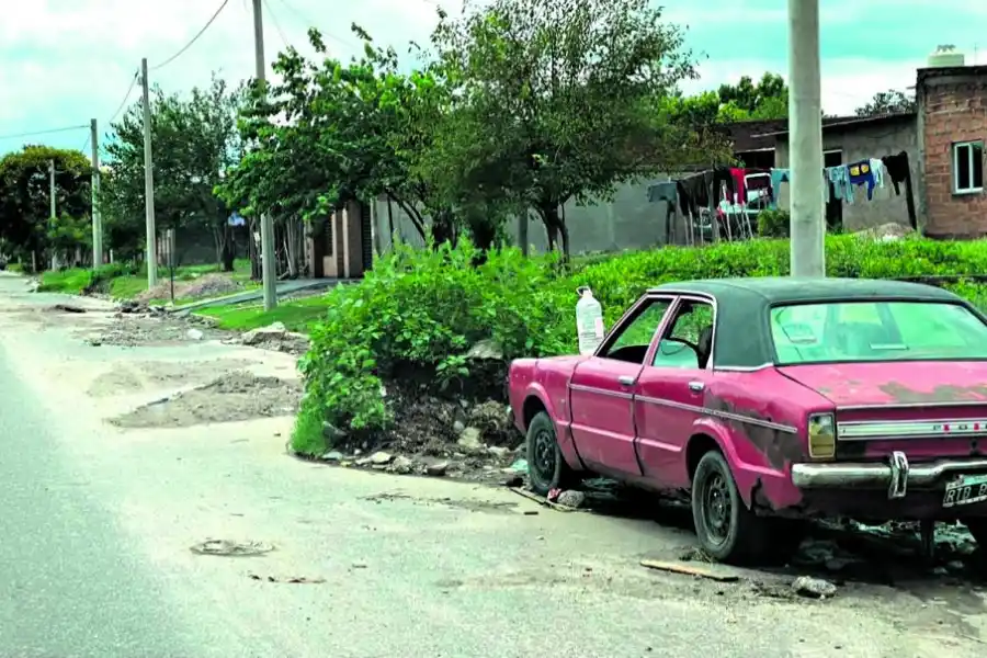 Trampa para peatones en Yerba Buena