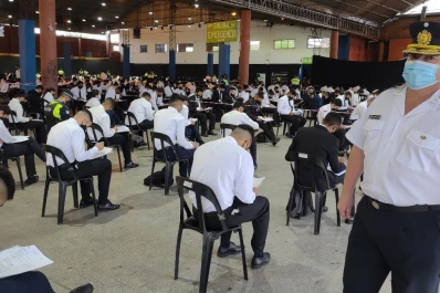 Más de 500 jóvenes rindieron el examen para ingresar al Instituto de Policía