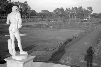 El parque 9 de Julio en los años 30
