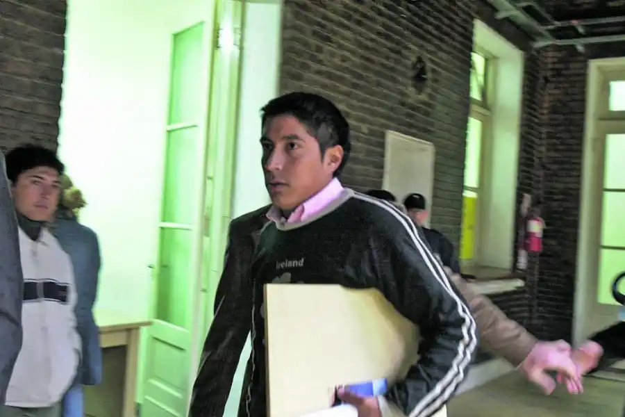 OTRO SEMBLANTE. Albaca le dio a Soto el rol de querellante, a pesar de que era sospechoso del crimen. Luego Soto renunció. 