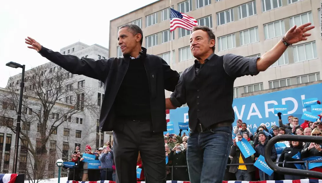 NOVEDAD. Obama y Bruce Springsteen grabarán un podcast para Spotify: Renegades, born in the USA.