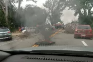 Tabacaleros cortan la 38, a la altura de La Invernada