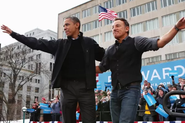 Obama y Bruce Springsteen grabarán un podcast para Spotify