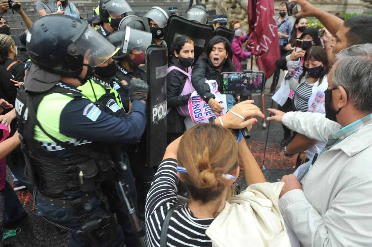 Mirá todas las fotos del reclamo de justicia por Paola Tacacho