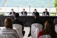 Turismo: Manzur y el ministro Lammens firmaron convenios para obras en El Cadillal