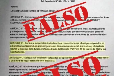 Fake-news: desmienten que esté suspendido el derecho de huelga en Tucumán