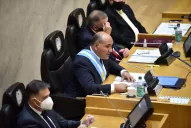 Manzur repitió 32 veces la palabra pandemia, pero no mencionó inseguridad en su discurso