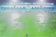 La intensa lluvia provocó la suspensión del partido entre Atlético y Huracán