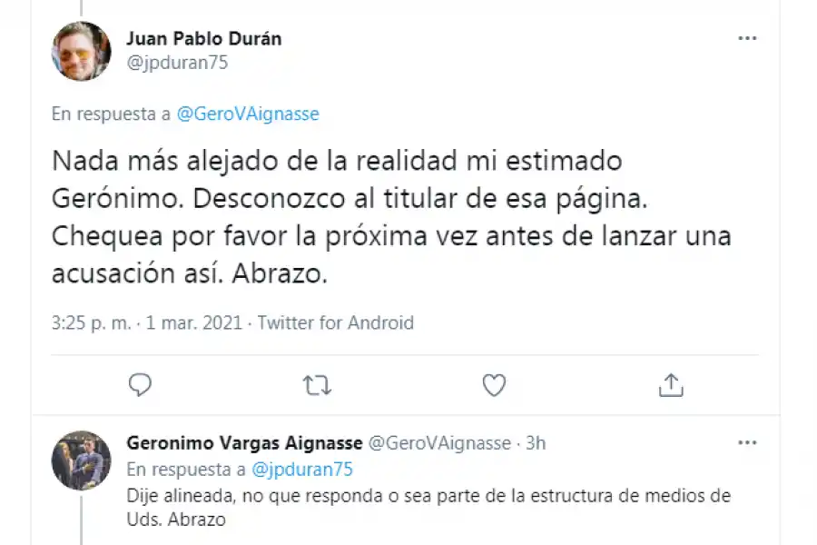 Dos legisladores desmintieron haber recibido la vacuna contra la covid-19