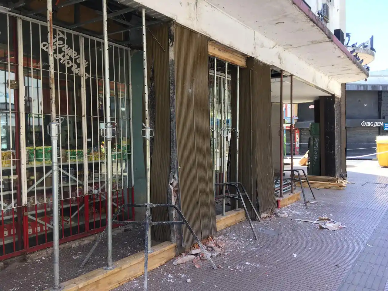 Daños en el Mercado del Norte: descartamos la posibilidad de un derrumbe