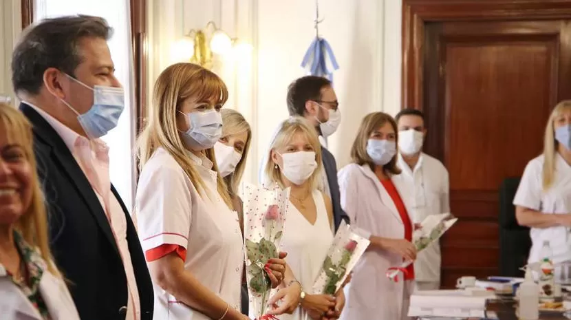 Las trabajadoras de la sanidad fueron reconocidas en el Día de la Mujer