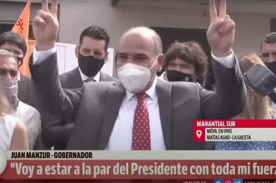 Manzur les apuntó a los legisladores jaldistas: los trapitos sucios se lavan adentro