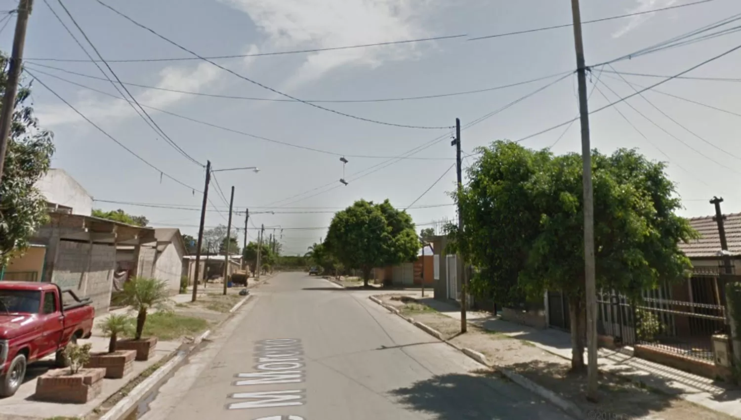 Barrio Almirante Brown, en Lules. 