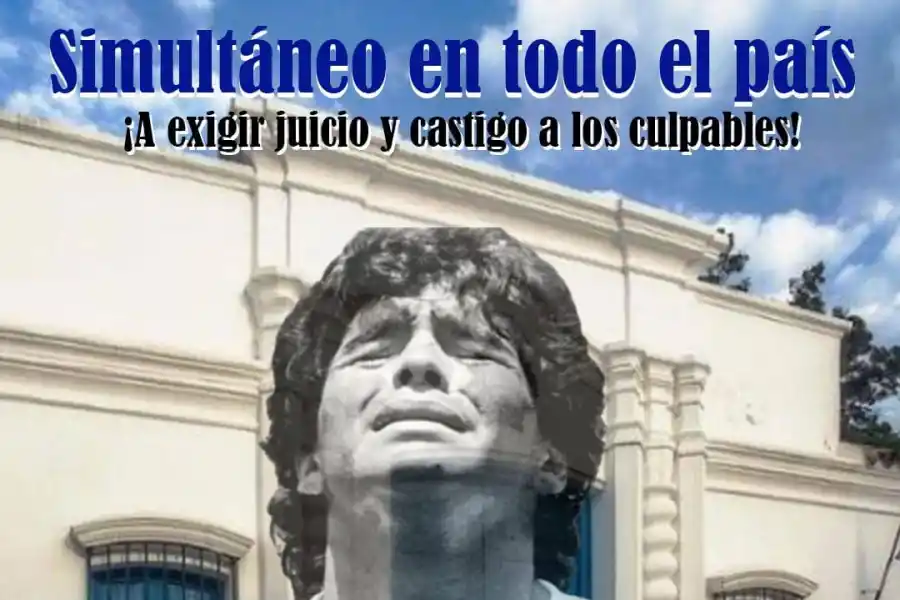 En Tucumán, también llaman a marchar para pedir justicia por Diego Maradona