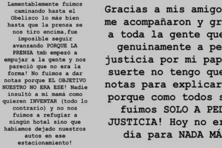 El descargo de Dalma Maradona tras la caótica marcha por Diego