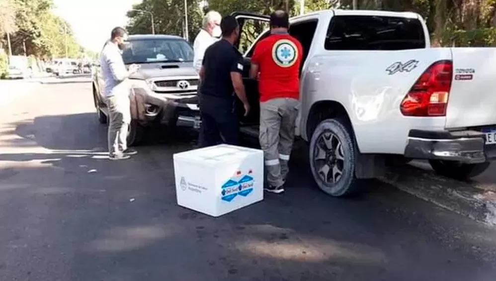 ESCÁNDALO. El ministro de Salud de Corrientes, Ricardo Cardozo, había chocado una camioneta oficial en la cual trasladaba 900 dosis de vacunas contra la covid-19.