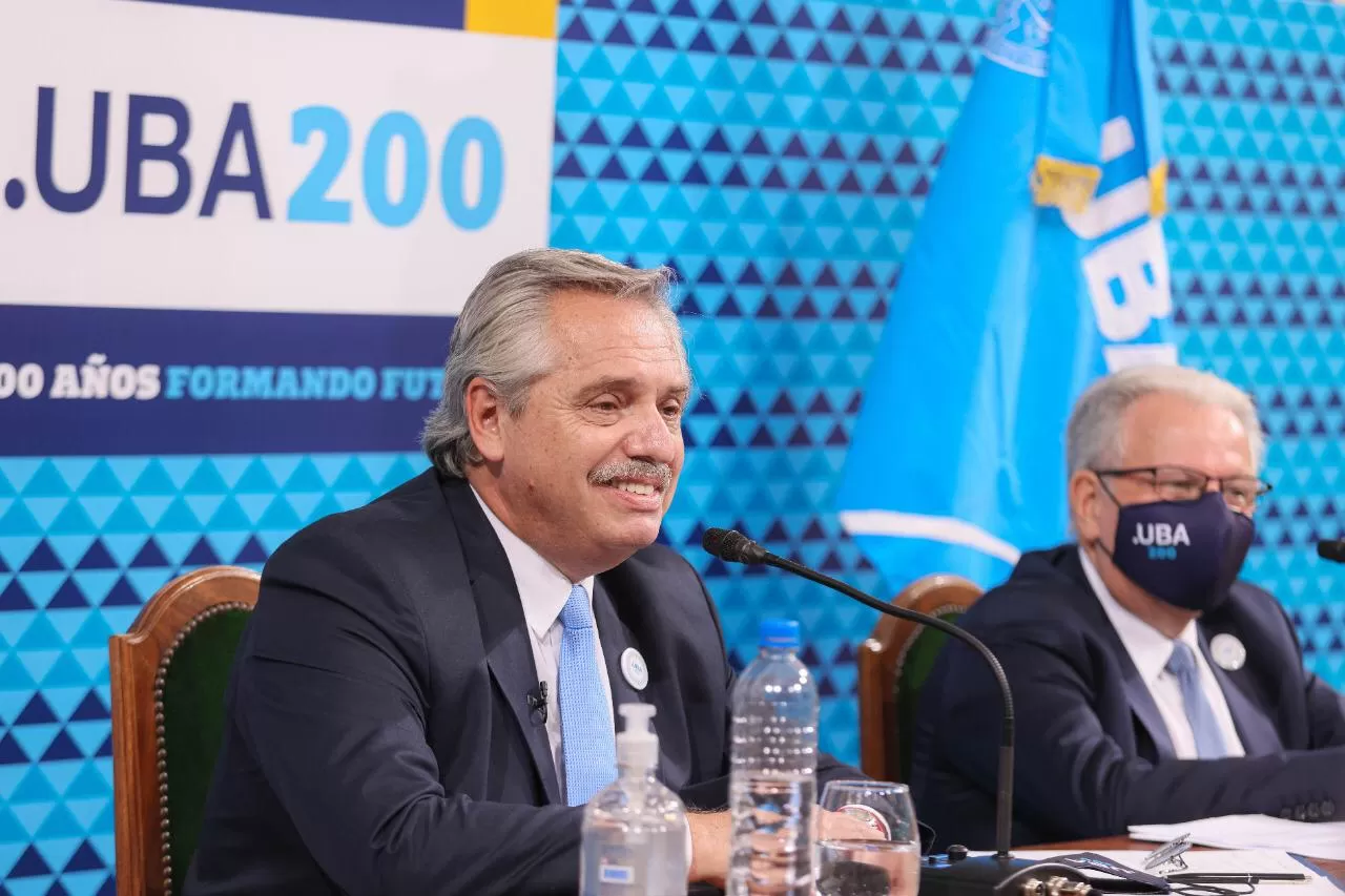 Bicentenario de la Universidad de Buenos Aires: “La UBA es igualdad”, dijo Alberto Fernández