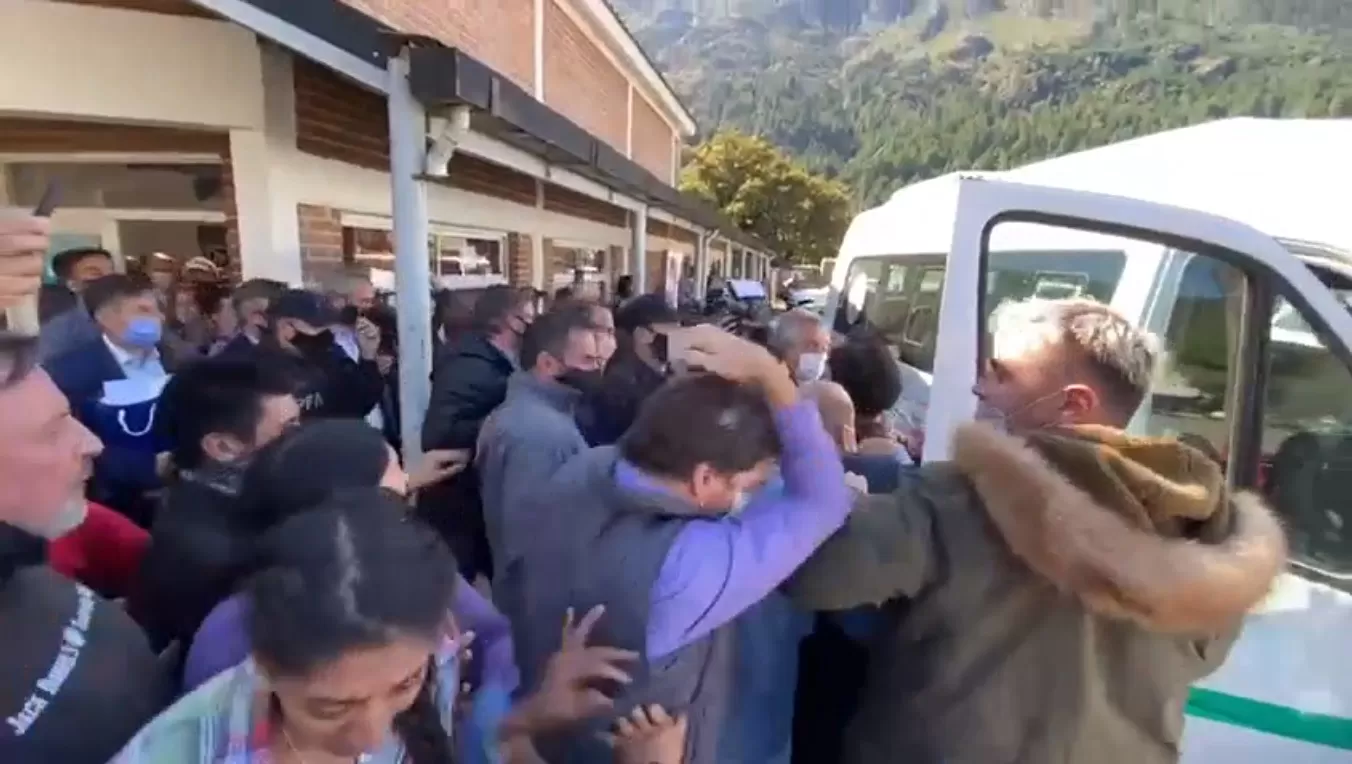 Incidentes en Chubut. Captura de video